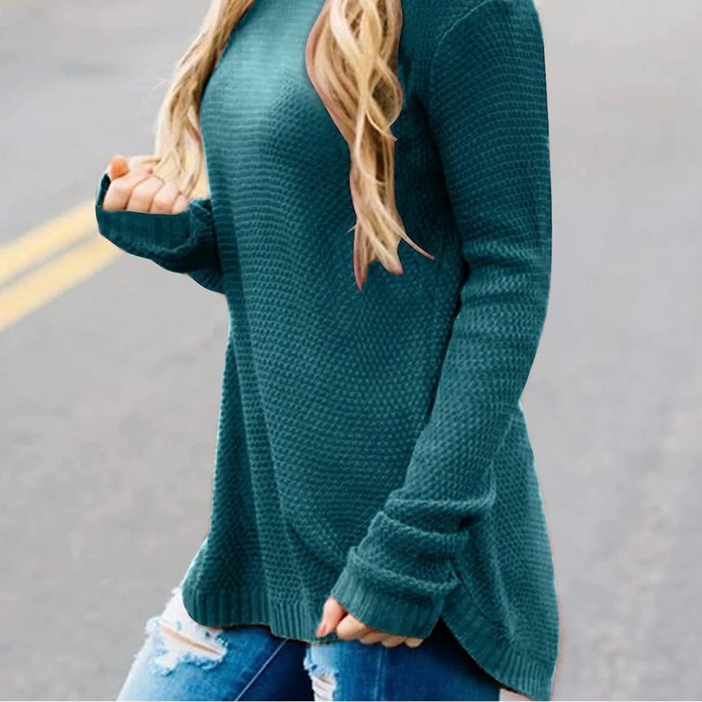 Blue Green Long Sweater